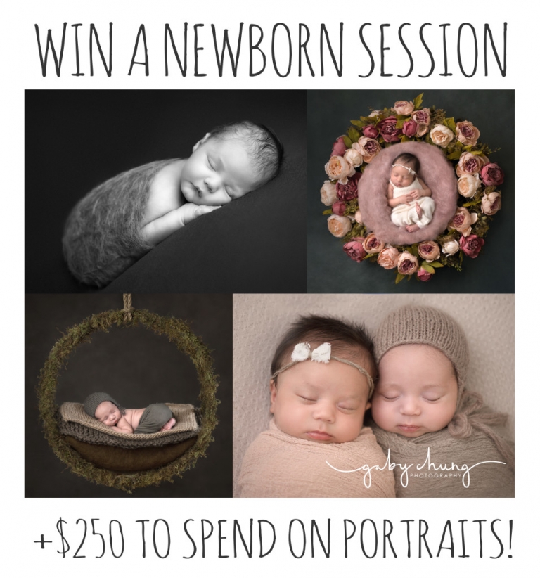 Newborn session giveaway