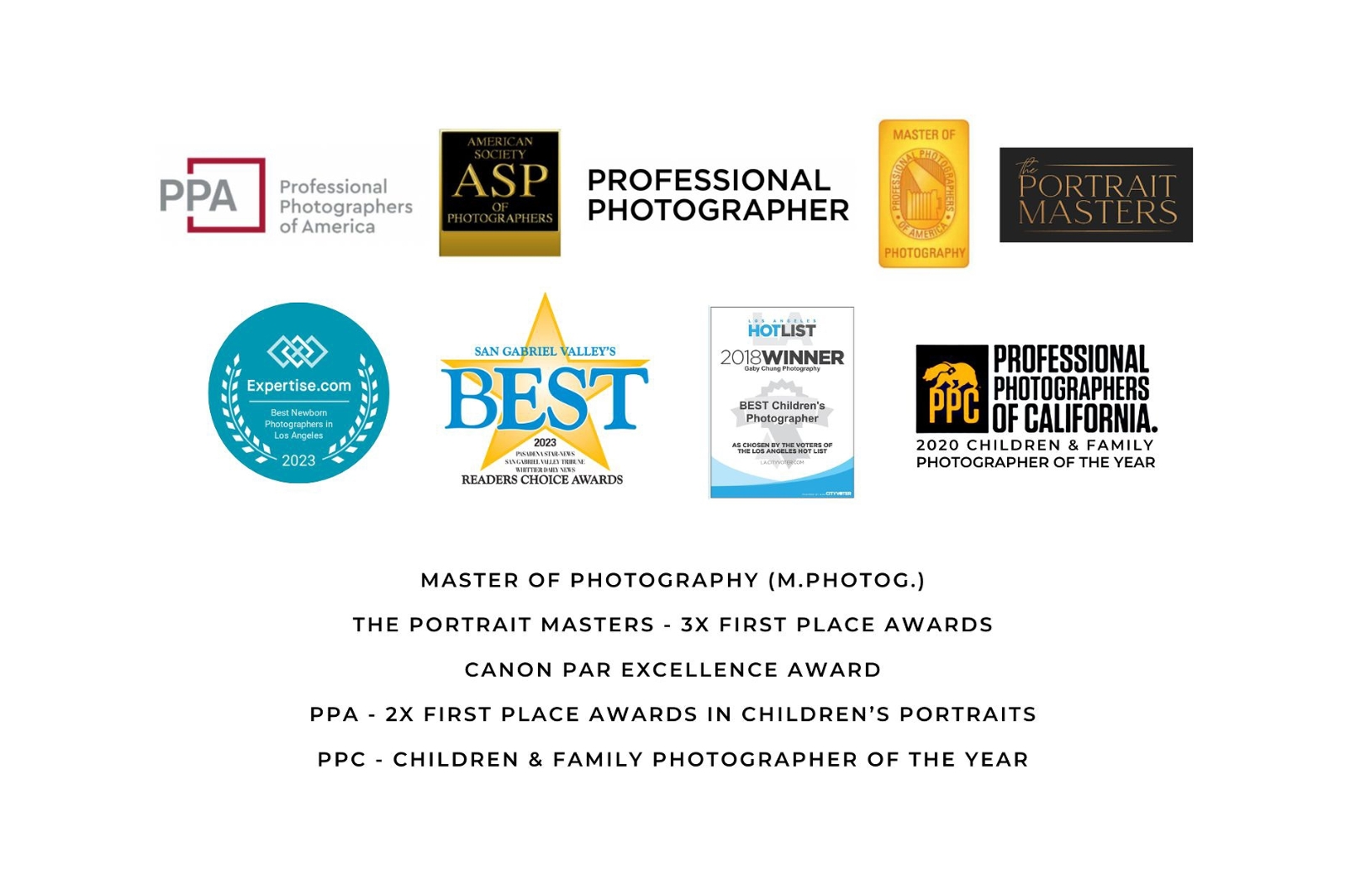 Awards and press for los Angeles newborn photographer
